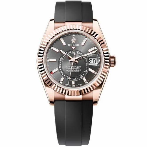 Rolex Sky-Dweller Everose / Slate / OysterFlex 336235-0004 (M336235-0004)